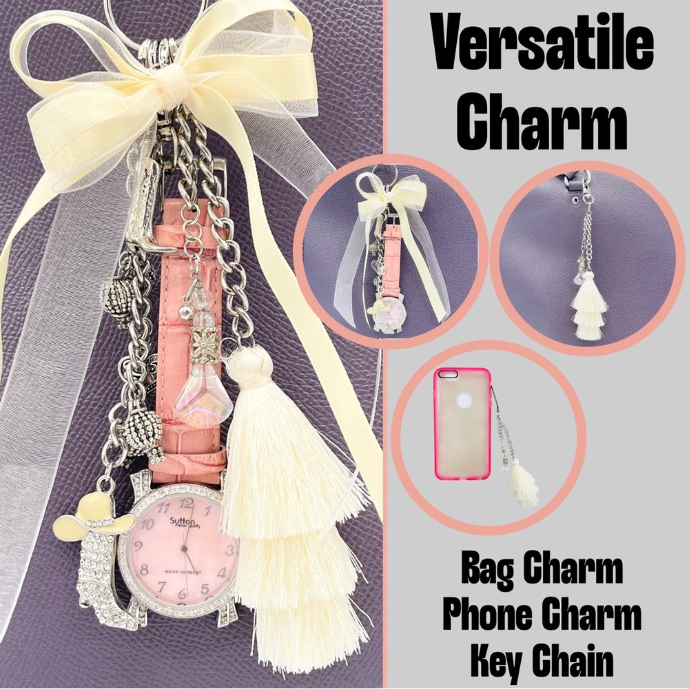 Cowgirl Theme: Watch, Bag Charm, Phone Charm, Keychain, etc.
